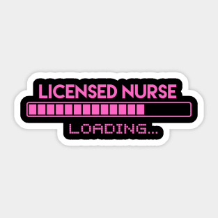 Licensed Nurse Loading Sticker